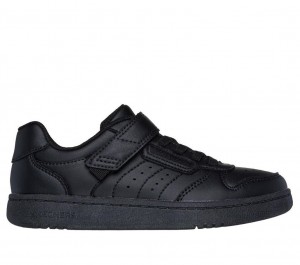 Black Skechers Quick Street Boys' Sneakers | CBEO-20943