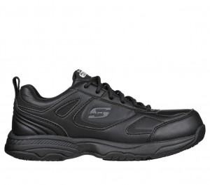 Black Skechers Relaxed Fit: Dighton - Bricelyn Sr Women's Work Shoes | ERZK-32879