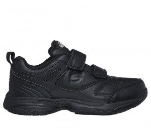 Black Skechers Relaxed Fit: Dighton - Kistler Women's Work Shoes | DLHP-96247