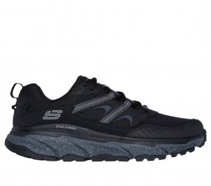 Black Skechers Relaxed Fit: D'lux Journey Men's Sneakers | JAKI-38450