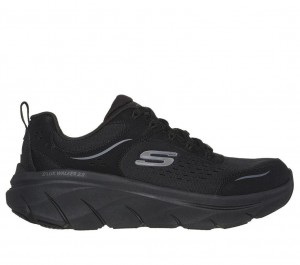 Black Skechers Relaxed Fit: D'lux Walker 2.0 - Daisy Doll Women's Sneakers | RLOY-86539