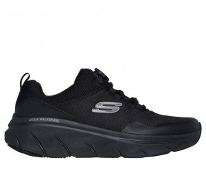 Black Skechers Relaxed Fit: D'lux Walker 2.0 - Sunto Men's Sneakers | EYOH-27035