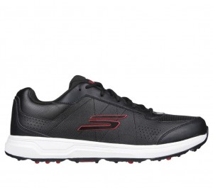 Black Skechers Relaxed Fit: Go Golf Prime Men's Walking Shoes | LSHJ-24673