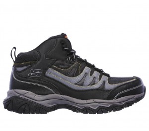 Black Skechers Relaxed Fit: Holdredge - Rebem St Men's Work Shoes | ISVR-60193