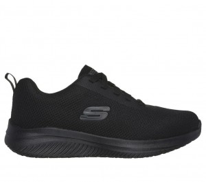 Black Skechers Relaxed Fit: Ultra Flex 3.0 Sr - Jinie Women's Work Shoes | LDQJ-15906