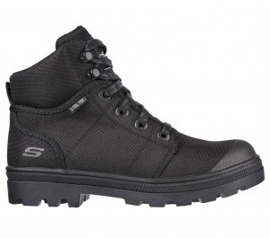 Black Skechers Rotund - Darragh St Women's Work Shoes | OWTN-27893