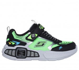 Black Skechers S Lights: Light Storm 3.0 Boys' Sneakers | DKMF-68239