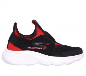 Black Skechers Skech Fast - Reczo Boys' Sneakers | GKJI-48201