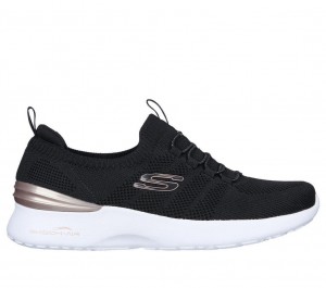 Black Skechers Skech-air Dynamight - Perfect Steps Women's Sneakers | UVNW-42096