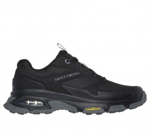 Black Skechers Skech-air Envoy - Sleek Envoy Men's Sneakers | ZHWT-76410