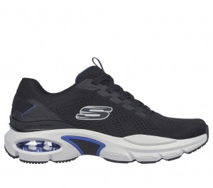 Black Skechers Skech-air Ventura Men's Sneakers | JXAV-27684