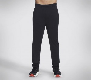 Black Skechers Skech-knits Ultra Go Tapered Men's Pants | LTYW-02635