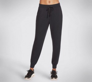 Black Skechers Skechluxe Restful Jogger Women's Pants | DWPJ-43518