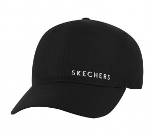 Black Skechers Skech-shine Foil Baseball Women's Hats | WRBU-53184