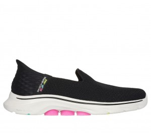 Black Skechers Slip-ins: Go Walk 7 - Daley Women's Sneakers | ACMY-20315