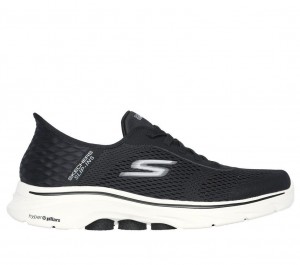 Black Skechers Slip-ins: Go Walk 7 - Free Hand 2 Men's Sneakers | KEAC-05243