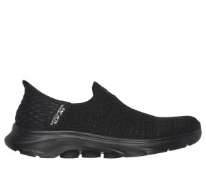 Black Skechers Slip-ins: Go Walk 7 - Springtime Women's Sneakers | BIZA-21984