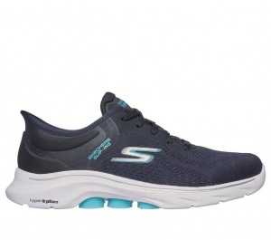 Black Skechers Slip-ins: Go Walk 7 - Valin Women's Sneakers | YCGW-47095