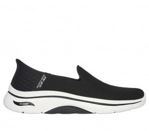 Black Skechers Slip-ins: Go Walk Arch Fit 2.0 - Delara Women's Sneakers | YRKI-94037