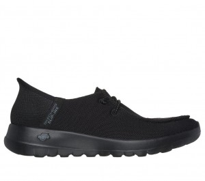 Black Skechers Slip-ins: Go Walk Joy - Idalis Women's Boat Shoes | EWOR-16034