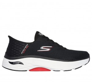 Black Skechers Slip-ins: Max Cushioning Af - Game Men's Sneakers | MSUG-60129