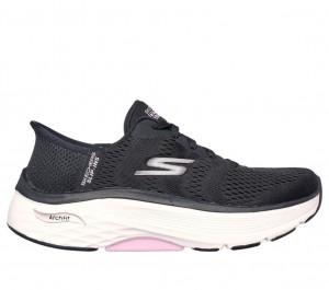 Black Skechers Slip-ins Max Cushioning Af - Paramount Women's Sneakers | OGRJ-98431