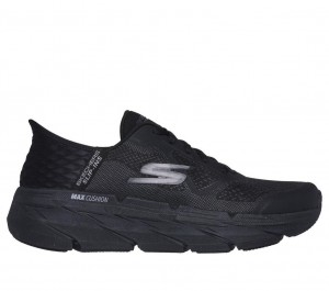 Black Skechers Slip-ins: Max Cushioning Premier Men's Sneakers | VDLG-53108