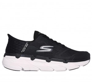 Black Skechers Slip-ins: Max Cushioning Premier Men's Sneakers | ONHX-70869