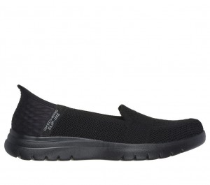 Black Skechers Slip-ins: On The Go Flex - Serene Women's Flats | IRVL-59073