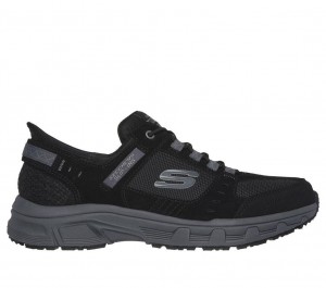 Black Skechers Slip-ins Rf: Oak Canyon Men's Sneakers | WYLZ-10593