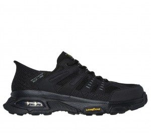 Black Skechers Slip-ins: Skech-air Envoy - Emissary Men's Sneakers | TZMG-89765