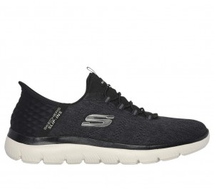 Black Skechers Slip-ins: Summits - Key Pace Men's Sneakers | JKCR-24573