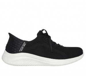 Black Skechers Slip-ins: Ultra Flex 3.0 - Brilliant Women's Sneakers | DWEX-12078