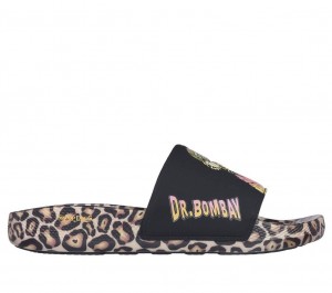 Black Skechers Snoop Dogg: Hyper Slide - Dr. Bombay Men's Sandals | WPHM-27950