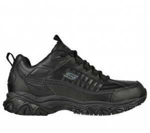 Black Skechers Soft Stride - Fambli Sr Men's Work Shoes | TJDA-30742