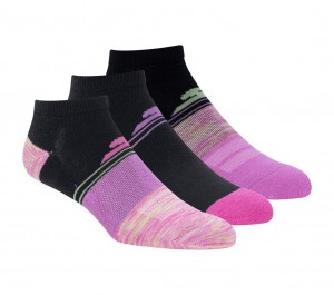 Black Skechers Spacedye - 3 Pack Women's Socks | SBLC-64591