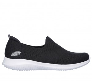 Black Skechers Ultra Flex - Harmonious Women's Sneakers | LZFE-82534