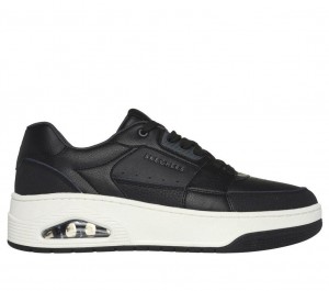 Black Skechers Uno Court - Low-post Men's Sneakers | KSZR-86021