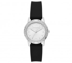 Black Skechers Vanowen Glitz Black Women's Watch | AVIT-87653