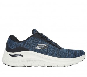 Blue Skechers Arch Fit 2.0 - Upperhand Men's Sneakers | PNKE-35102