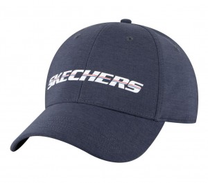 Blue Skechers Booming Baseball Men's Hats | KLRG-81479