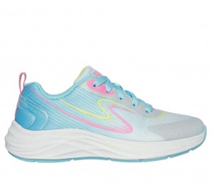 Blue Skechers Go Run Accelerate Girls' Sneakers | ACIG-64278