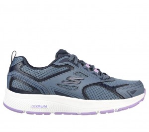 Blue Skechers Go Run Consistent Women's Sneakers | ZDXR-06842