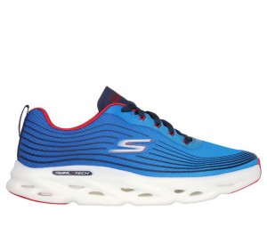 Blue Skechers Go Run Swirl Tech Speed - Haptic Rush Men's Sneakers | DZAR-92018