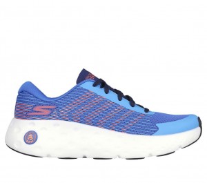 Blue Skechers Max Cushioning Hyper Craze Bounce Men's Sneakers | VLIZ-72680