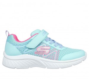 Blue Skechers Microspec Plus - Swirl Sweet Girls' Sneakers | SNXP-26197