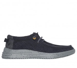 Blue Skechers Proven - Hunwick Men's Boat Shoes | ONRT-65702