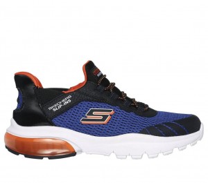 Blue Skechers Slip-ins: Razor Air - Hyper-brisk Boys' Sneakers | ZKSU-37528