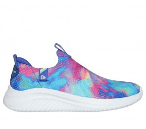 Blue Skechers Ultra Flex 3.0 - Ombre Envy Girls' Sneakers | THBD-41780