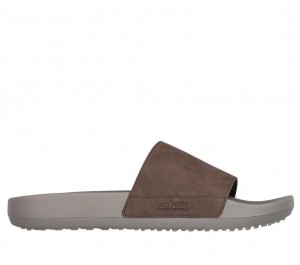 Brown Skechers 19th Hole - Bunker Shot Men's Sandals | MSRK-63425